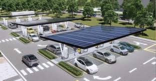 Solar Charging (Roof Panels)